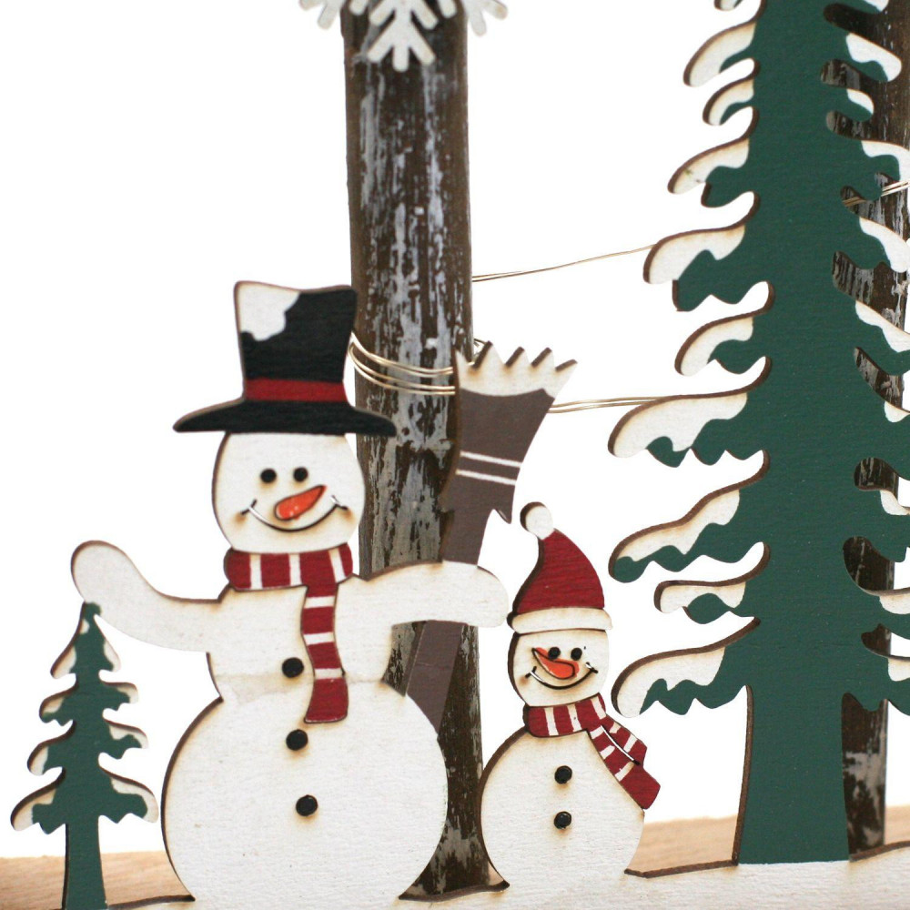Chaussettes de Noël en Bois Personnalisables - 30 cm x 23 cm | Jambe de Bois