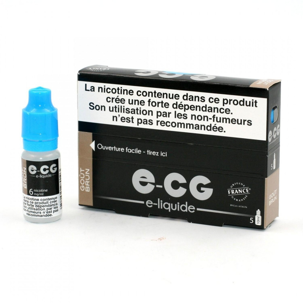 E-liquide E-CG Brun 2.74€ - Le Plaisir de la Vape - Ecg une marque ocb
