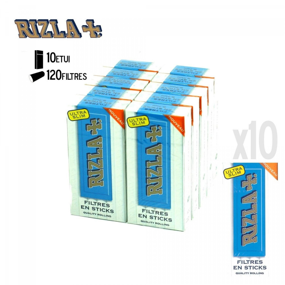 Filtres Rizla + ultra slim en sticks x 1 - 0,90€