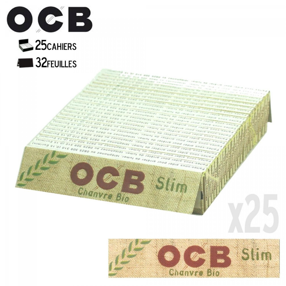 Lot de 25 Carnet Feuille à rouler - OCB Premium - 2500 feuilles :  : Hygiène et Santé