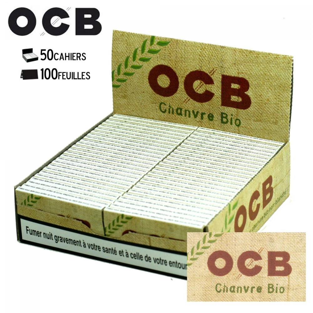 Feuille à Rouler OCB Chanvre Bio x50